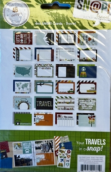 Simple Stories Sn@p Cards 4x6" - Travel (24 cards)